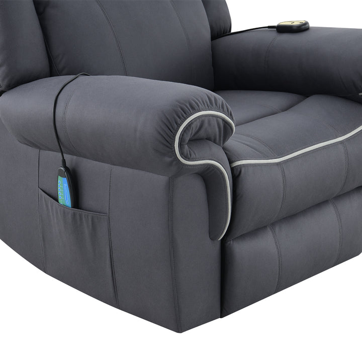Domana Power Recliner with Lift &amp; Heating &amp; Massage