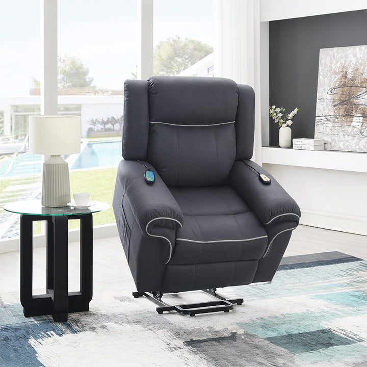 Domana Power Recliner with Lift &amp; Heating &amp; Massage