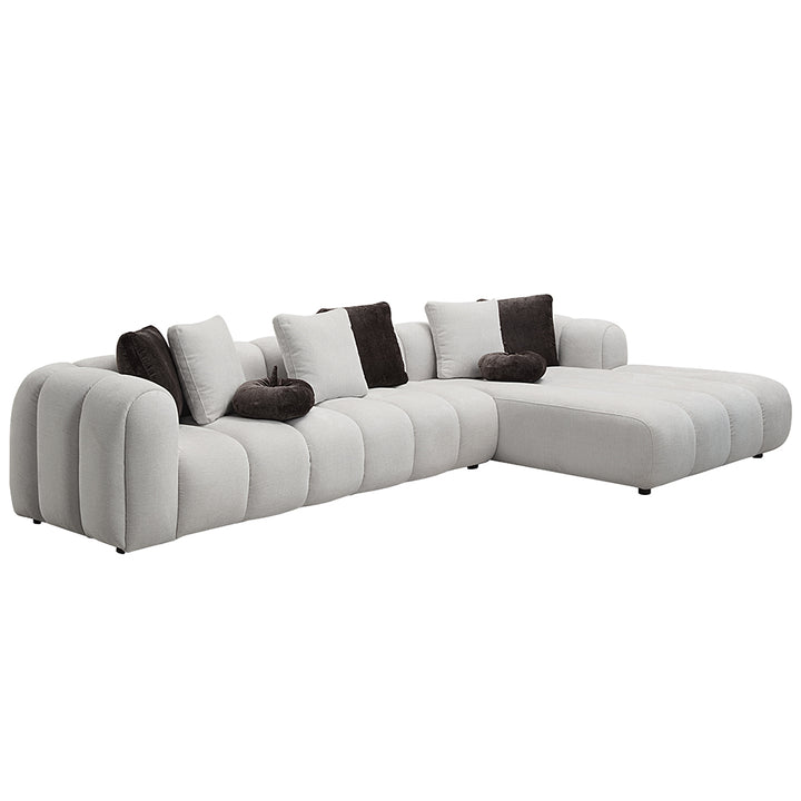 Manilla Sectional Sofa with 8 Pillows