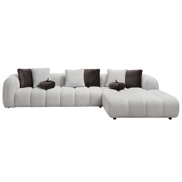 Manilla Sectional Sofa with 8 Pillows