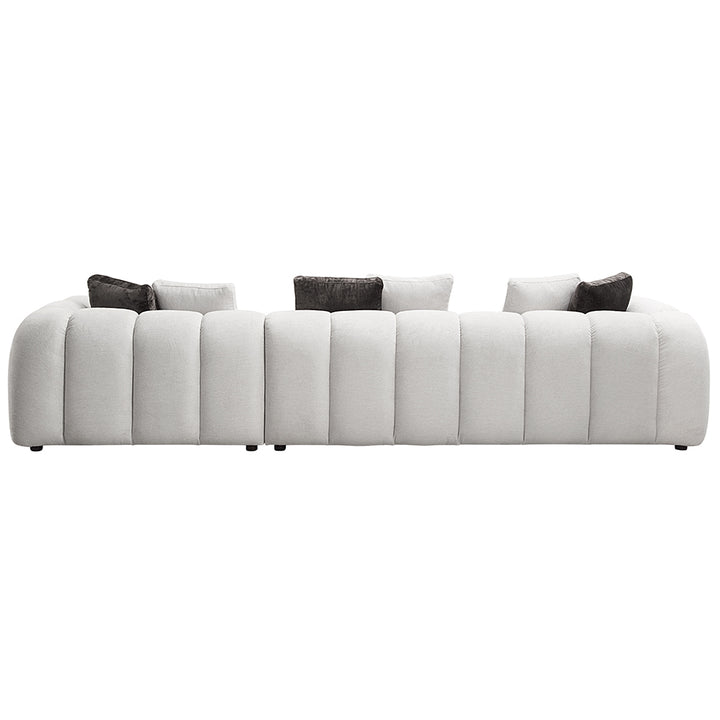 Manilla Sectional Sofa with 8 Pillows
