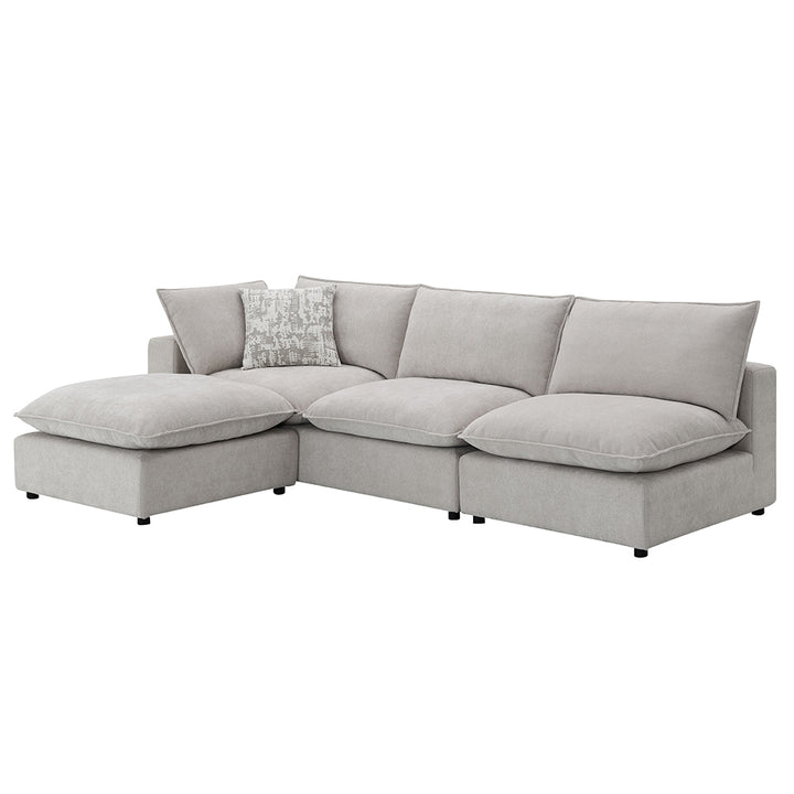 Marisa Modular Left Facing Loveseat with 2 Pillows