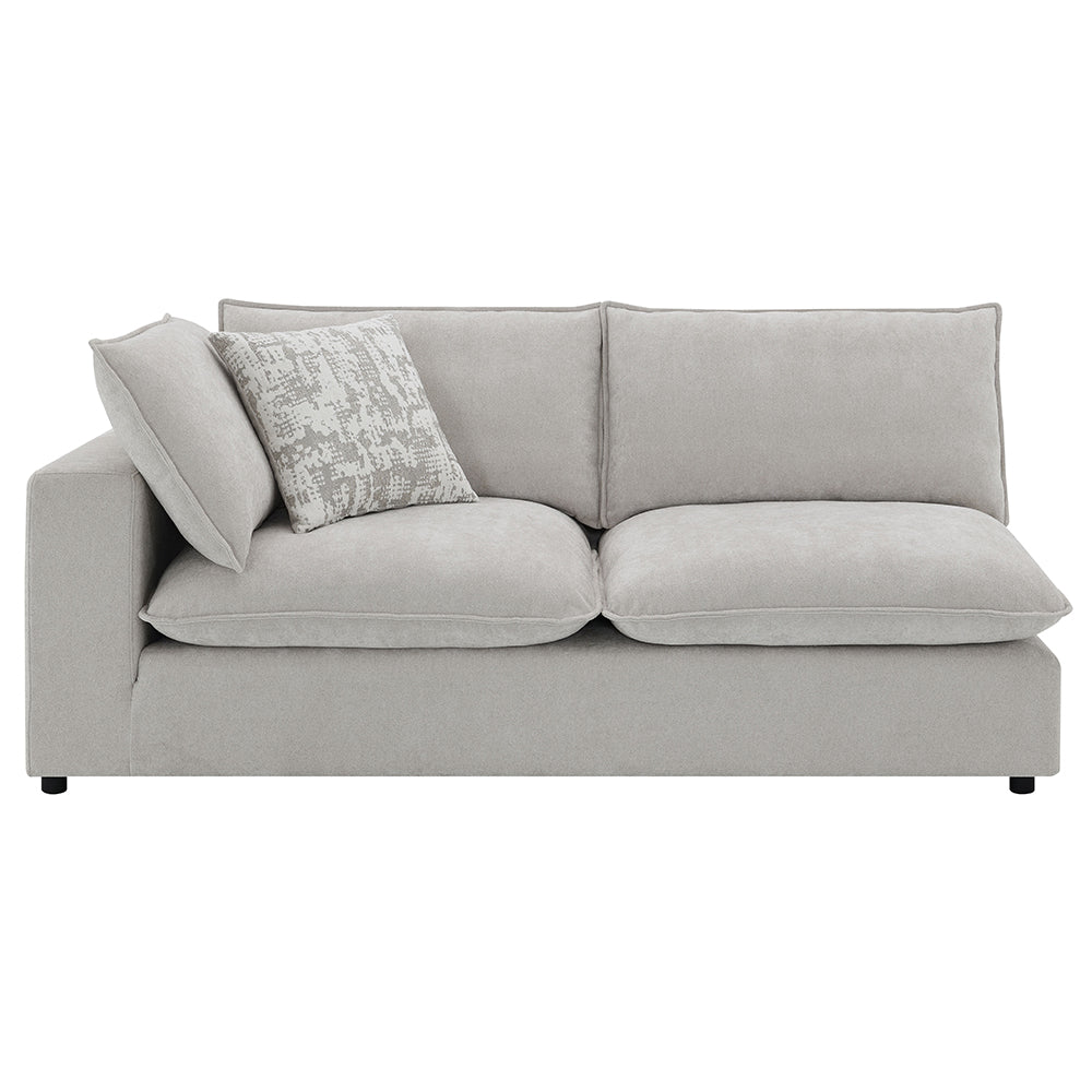 Marisa Modular Left Facing Loveseat with 2 Pillows