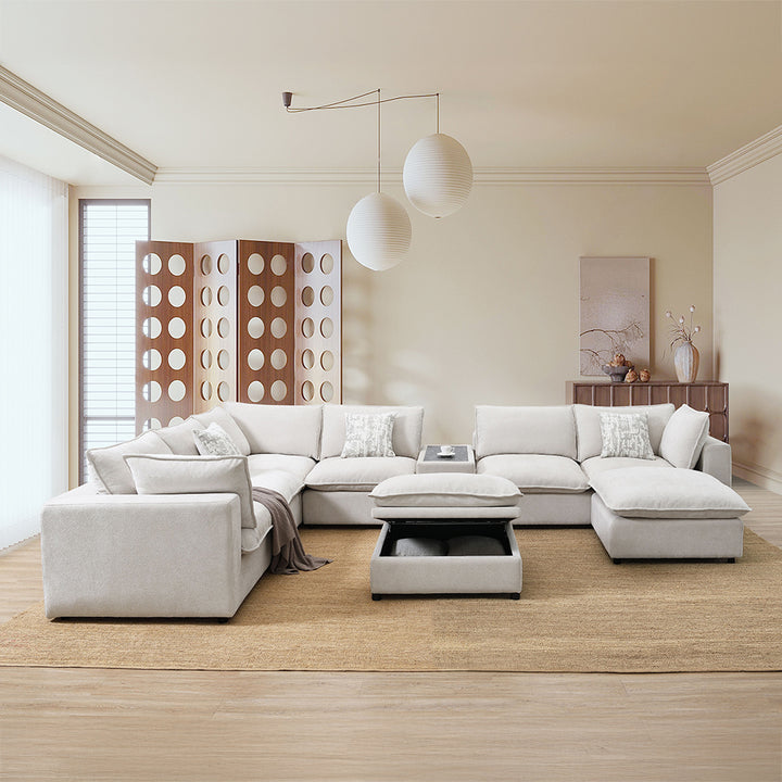 Marisa Modular RF Loveseat with 2 Pillows