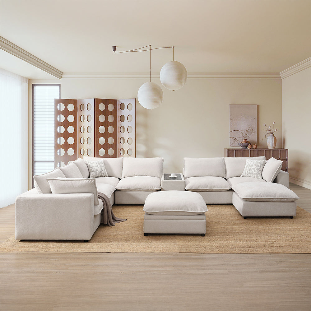 Marisa Modular RF Loveseat with 2 Pillows