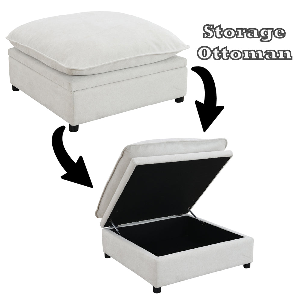 Marisa Modular Ottoman with Storage