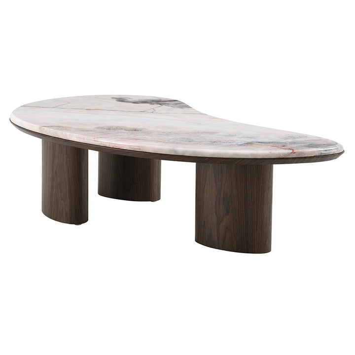 Hanale Coffee Table with Natural Marble