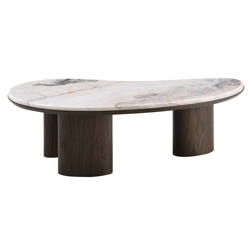 Hanale Coffee Table with Natural Marble