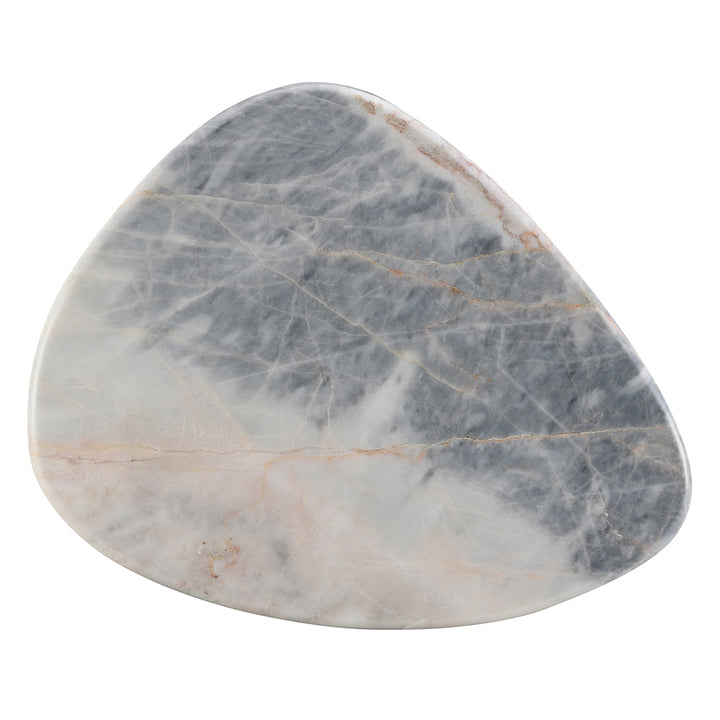 Hanale End Table with Natural Marble