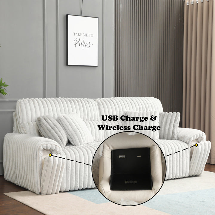 Jaya Power Motion Sofa with Sleeper &amp; USB Port