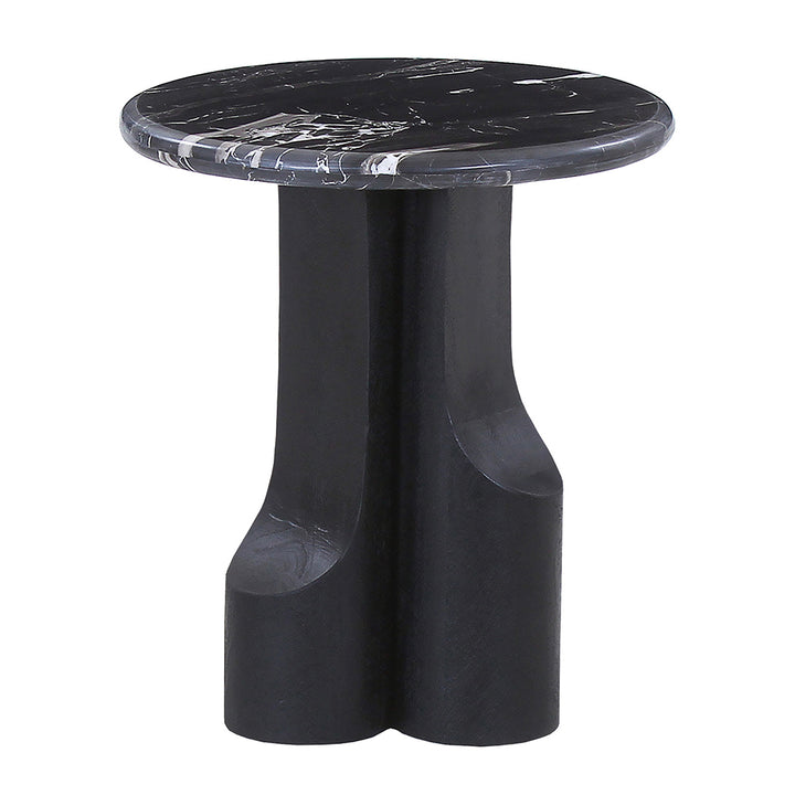 Kinton End Table with Natural Marble Top