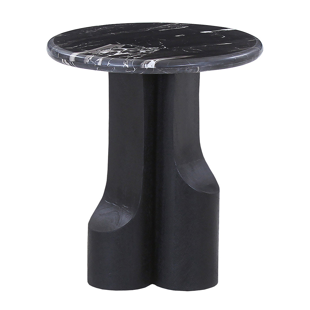 Kinton End Table with Natural Marble Top