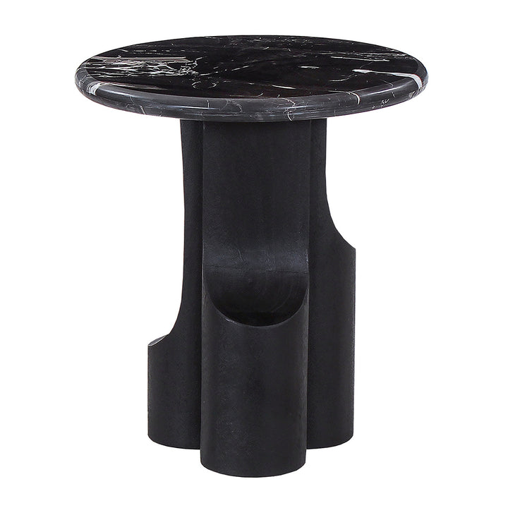 Kinton End Table with Natural Marble Top