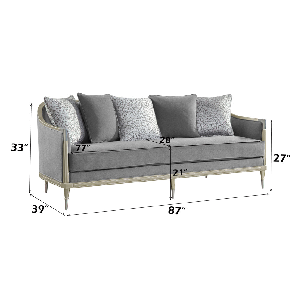Fernando Sofa with 5 Pillows