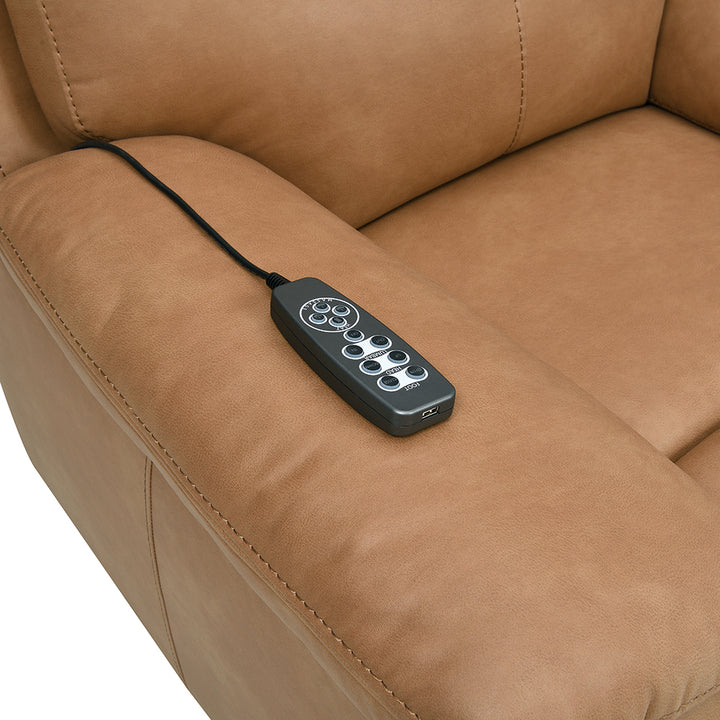 Chavis Power Motion Loveseat with USB & Power Headrest