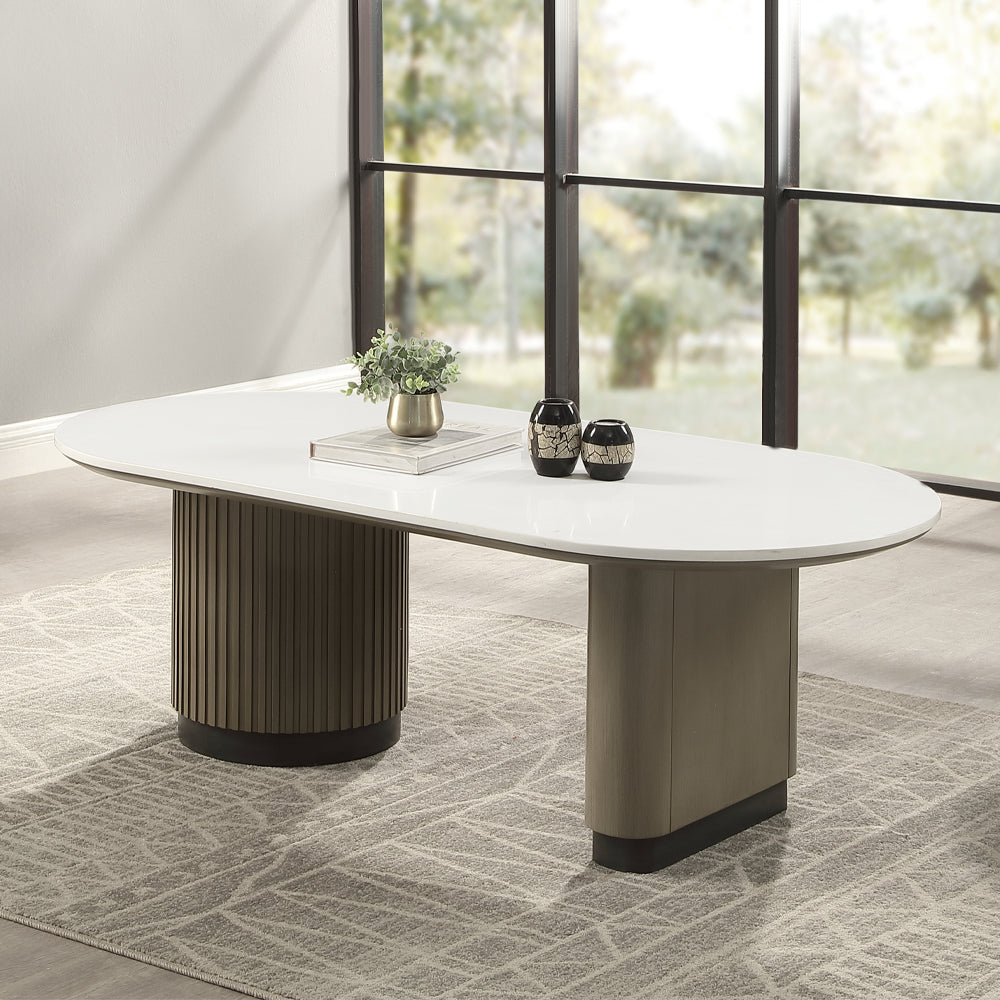 Clayten Coffee Table with Engineered Top