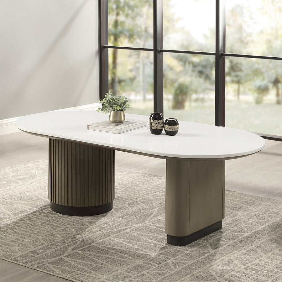 Clayten Coffee Table with Engineered Top