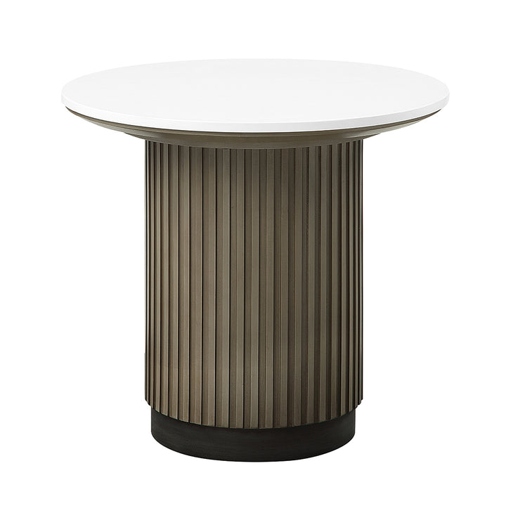 Clayten End Table with Engineered Top
