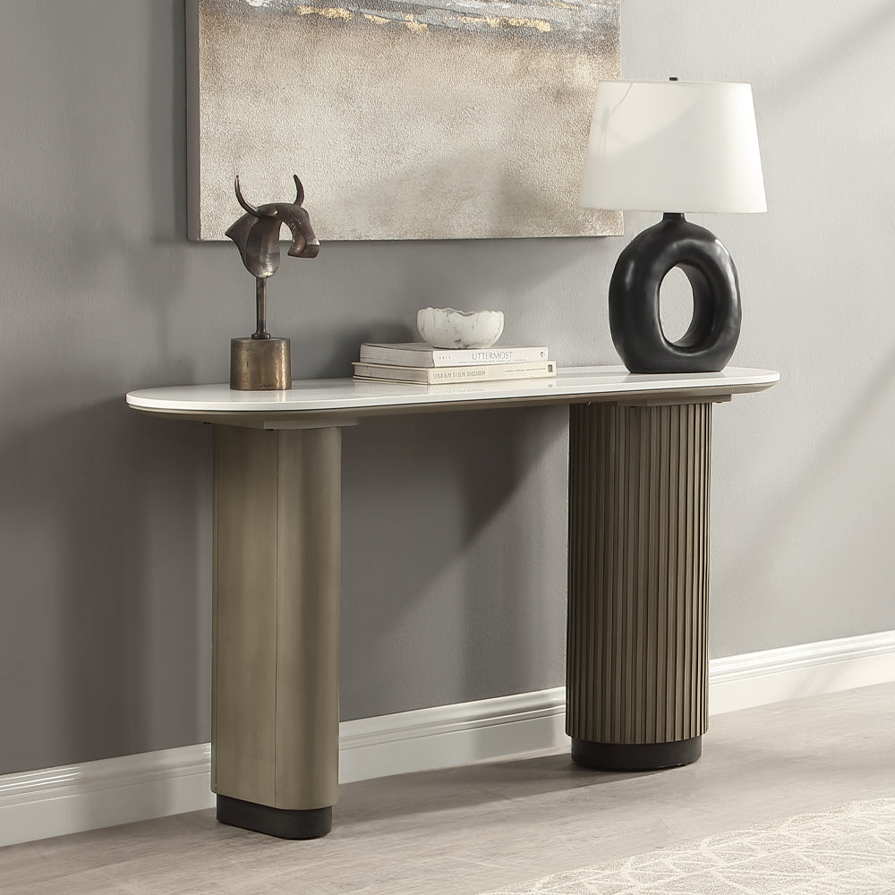 Clayten Sofa Table with Engineered Top