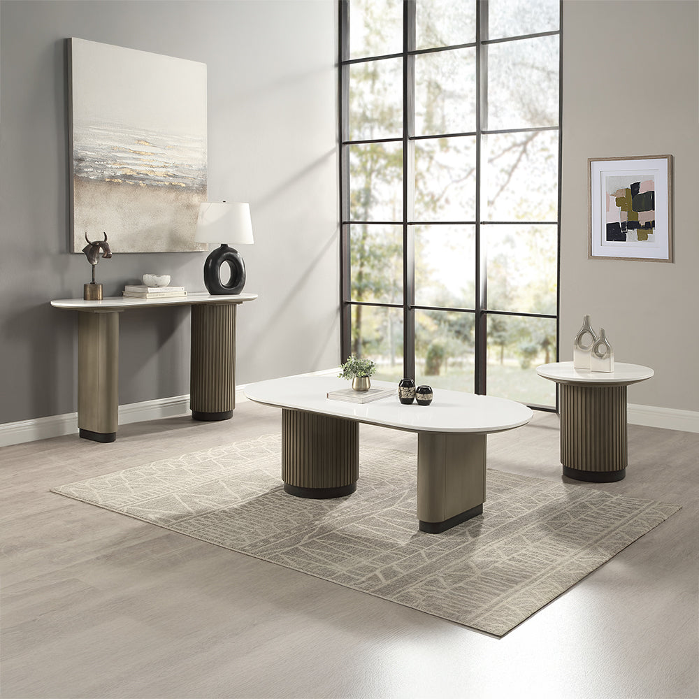 Clayten Sofa Table with Engineered Top