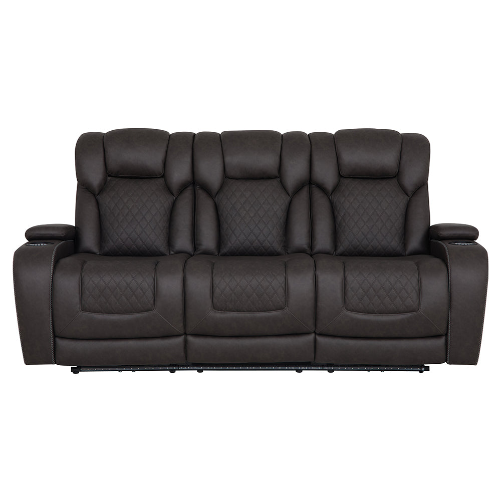 Wendell Power Motion Sofa with Dropdown Table, Storage, USB & LED