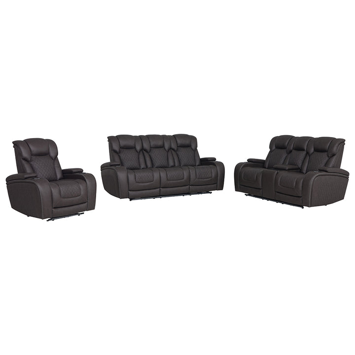 Wendell Power Motion Sofa with Dropdown Table, Storage, USB &amp; LED