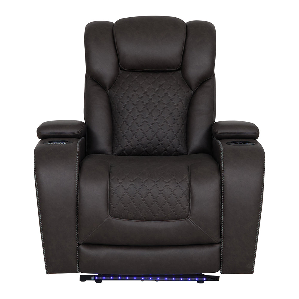 Wendell Power Motion Recliner with Storage, USB & LED