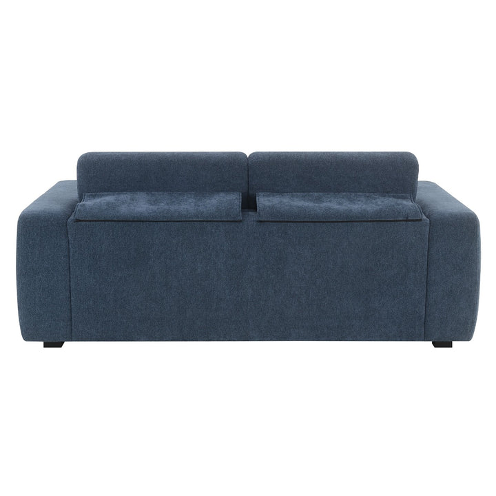 Chesney Sofa with Sleeper - Dark Blue Chenille