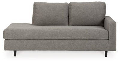 Lyman Right - Arm Facing Corner Chaise - Dark Gray Chaise modern furniture Contempo Furniture