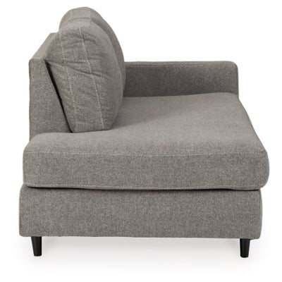 Lyman Right - Arm Facing Corner Chaise - Dark Gray Chaise modern furniture Contempo Furniture