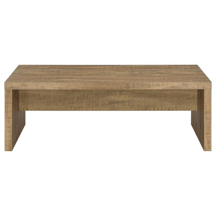Lynette - Rectangular Engineered Wood Coffee Table - Mango Coffee Table modern furniture Contempo Furniture