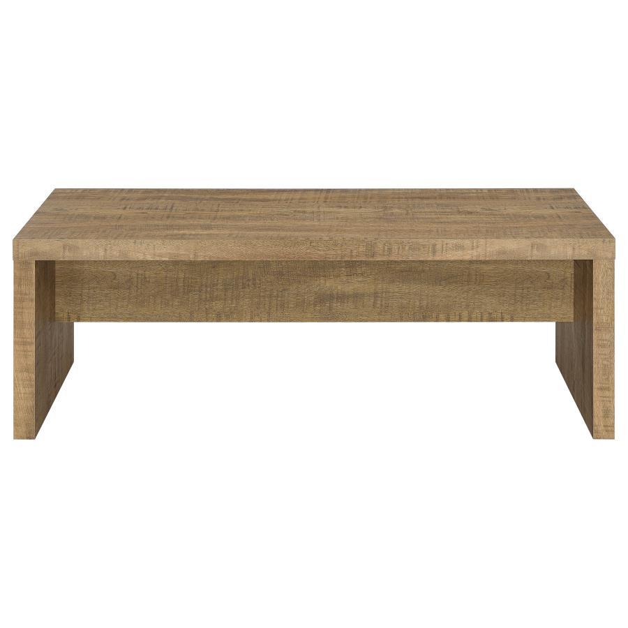 Lynette - Rectangular Engineered Wood Coffee Table - Mango Coffee Table modern furniture Contempo Furniture