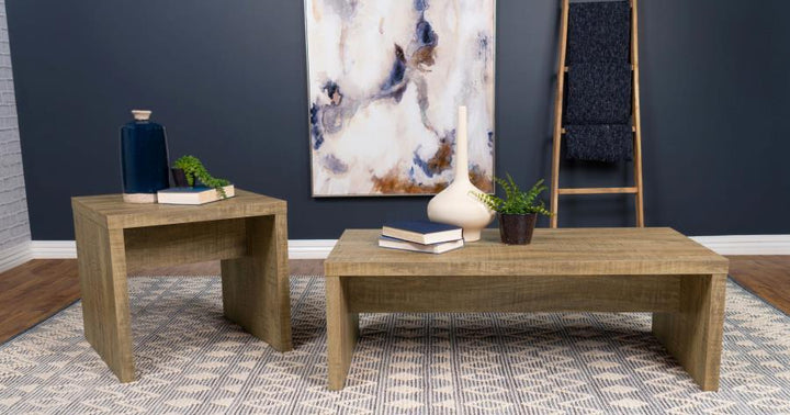 Lynette - Rectangular Engineered Wood Coffee Table - Mango Coffee Table modern furniture Contempo Furniture