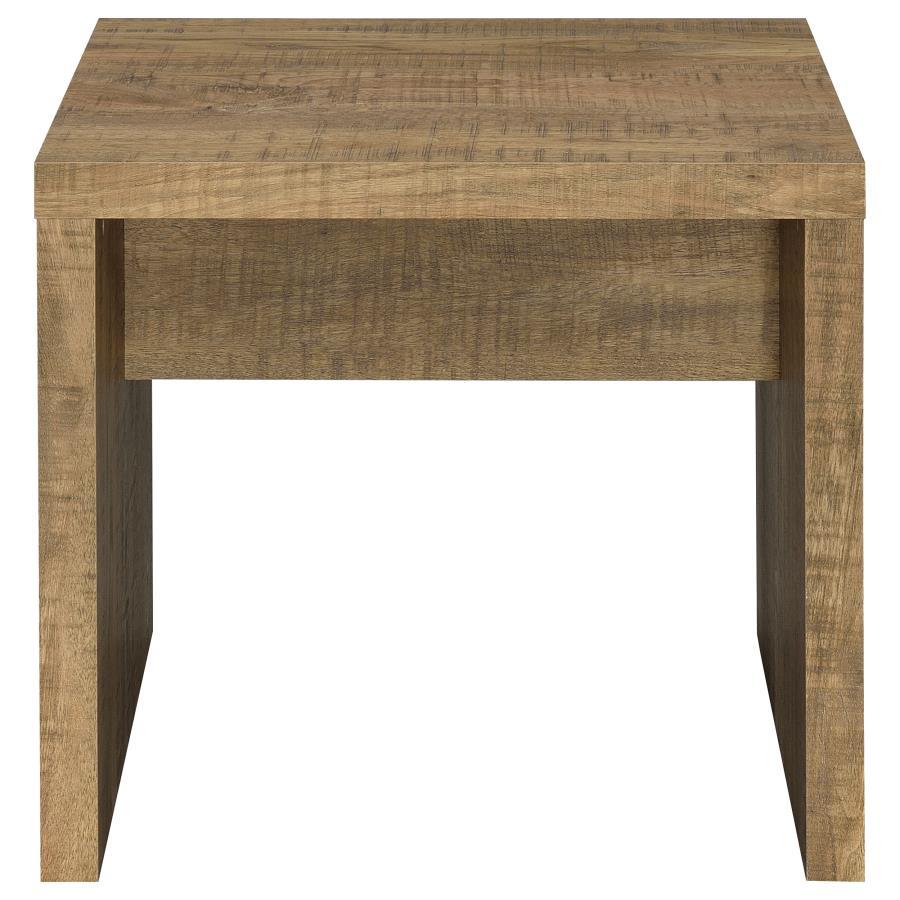 Lynette - Square Engineered Wood End Table - Mango End Table modern furniture Contempo Furniture
