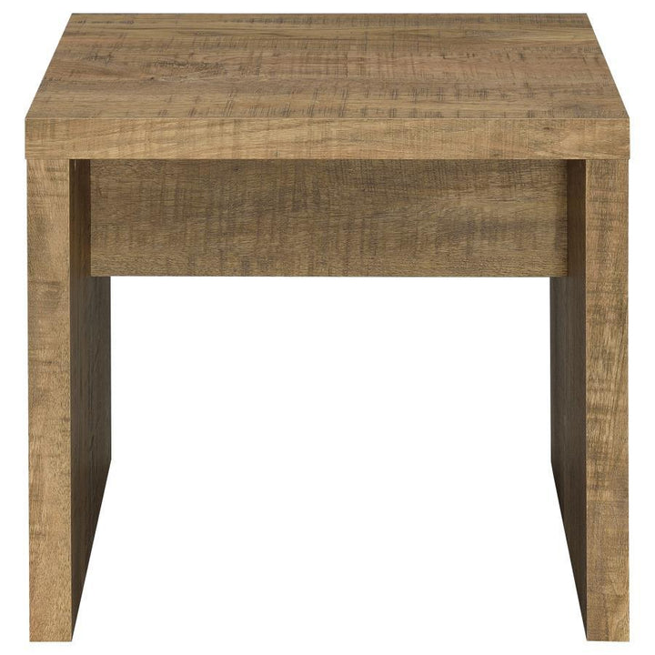 Lynette - Square Engineered Wood End Table - Mango End Table modern furniture Contempo Furniture