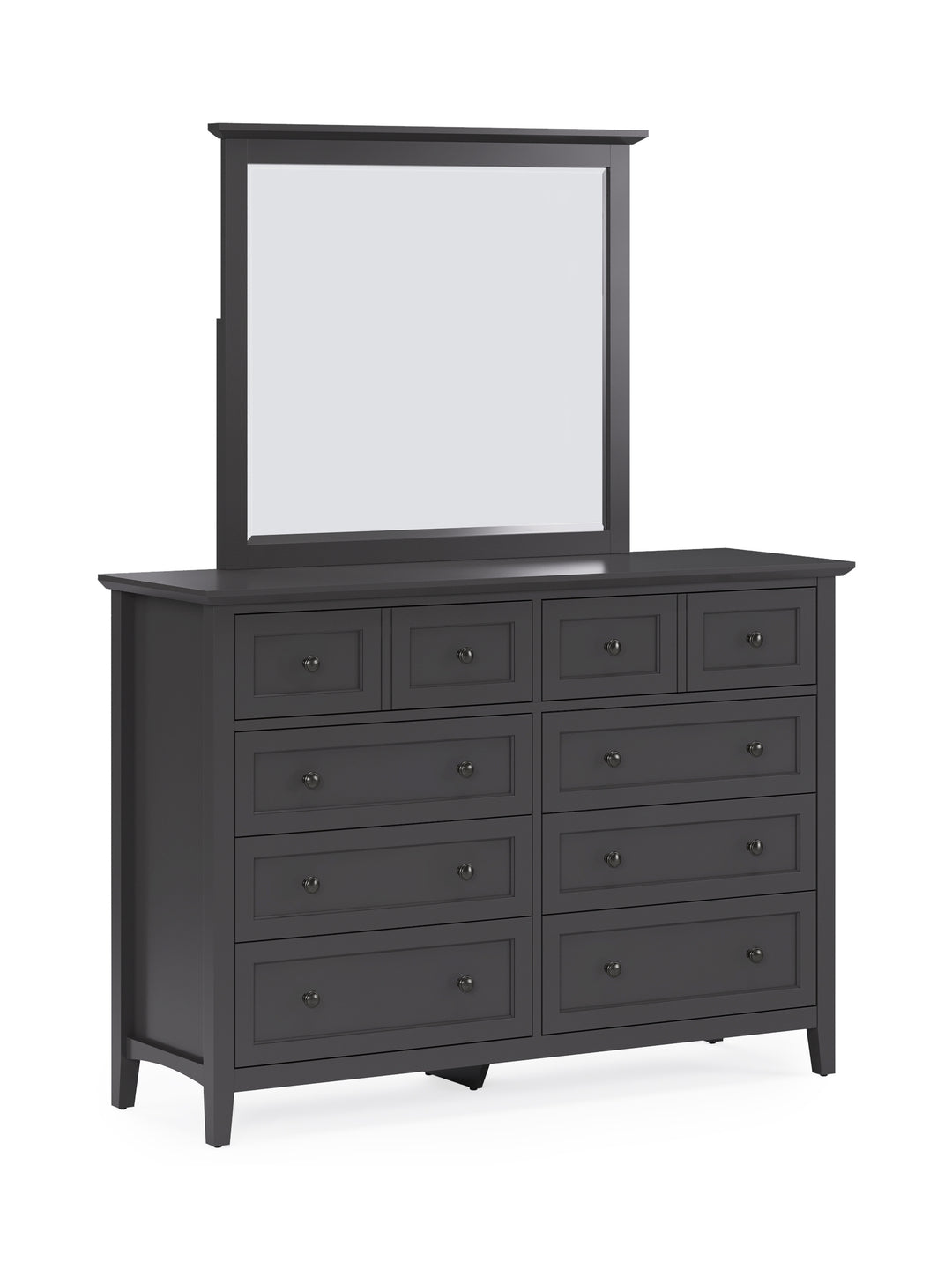 Modus Furniture Pnrb82A Grace Eight Drawer Dresser In Raven Black 2024