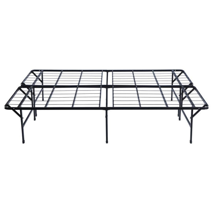 Mabel - Metal California King Support Platform Bed - Black Platform Bed modern furniture Contempo Furniture