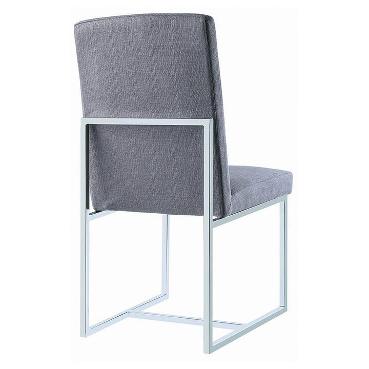 Mackinnon - Upholstered Dining Side Chair (Set of 2) - Gray Chair Set modern furniture Contempo Furniture