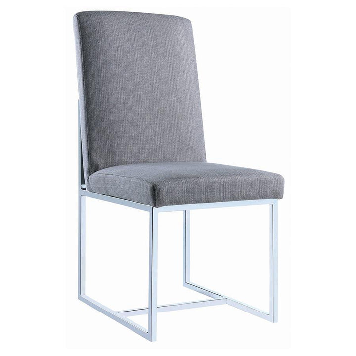Mackinnon - Upholstered Dining Side Chair (Set of 2) - Gray Chair Set modern furniture Contempo Furniture