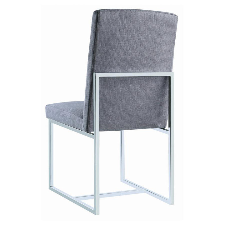 Mackinnon - Upholstered Dining Side Chair (Set of 2) - Gray Chair Set modern furniture Contempo Furniture