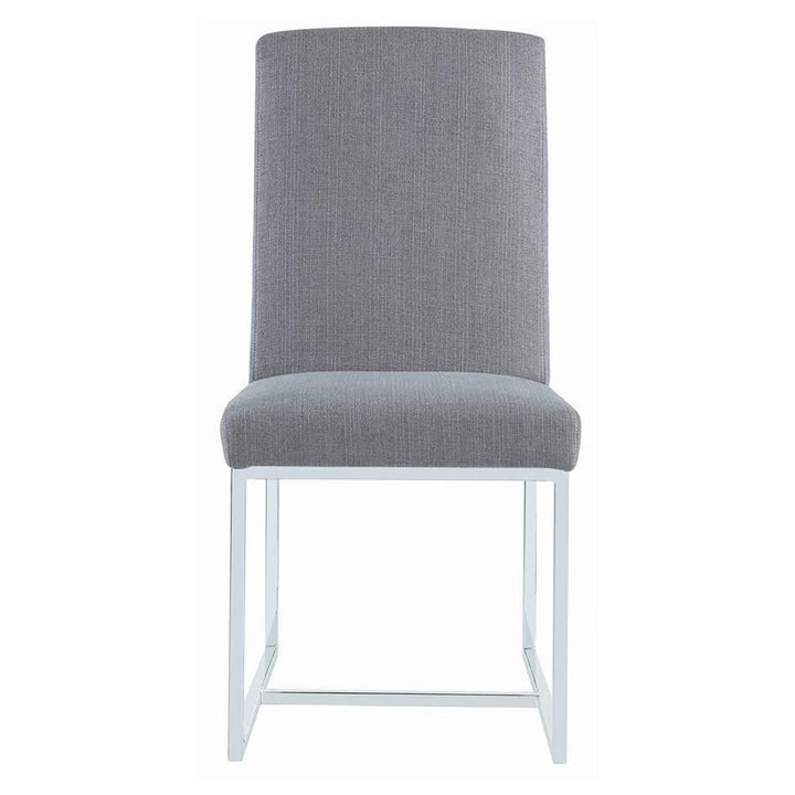 Mackinnon - Upholstered Dining Side Chair (Set of 2) - Gray Chair Set modern furniture Contempo Furniture