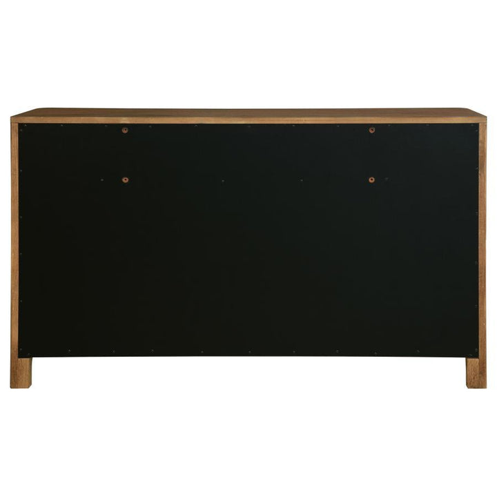 Maderia - 8 - Drawer Dresser Cabinet - Walnut Dressers modern furniture Contempo Furniture