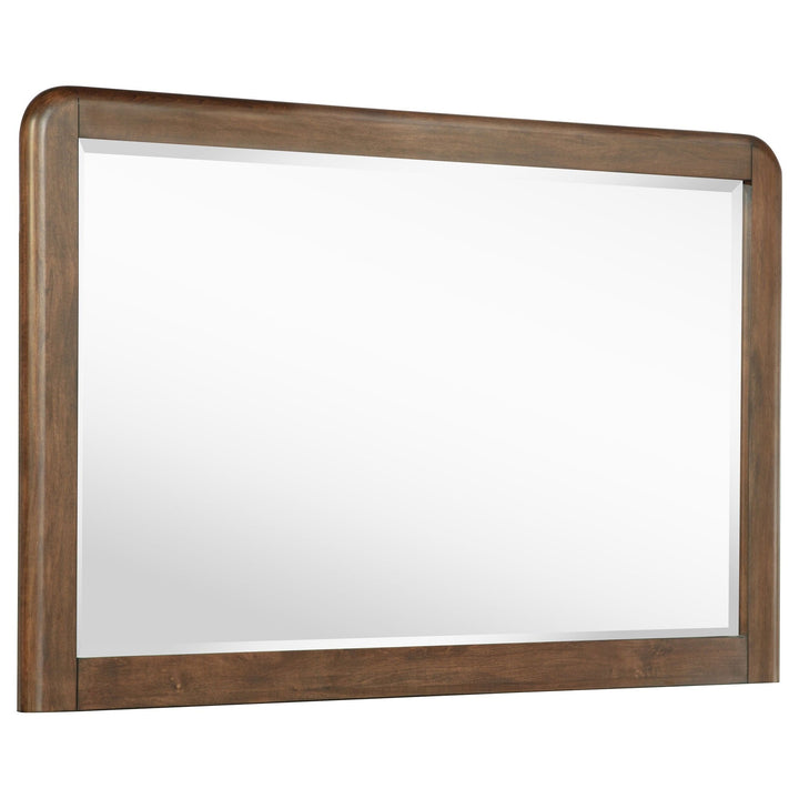 Maderia - Dresser Mirror - Walnut Mirror modern furniture Contempo Furniture