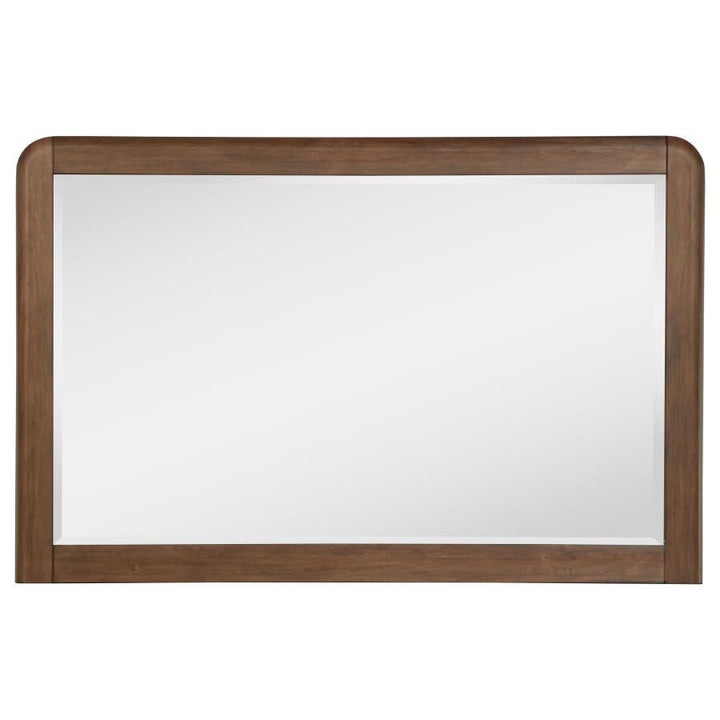 Maderia - Dresser Mirror - Walnut Mirror modern furniture Contempo Furniture