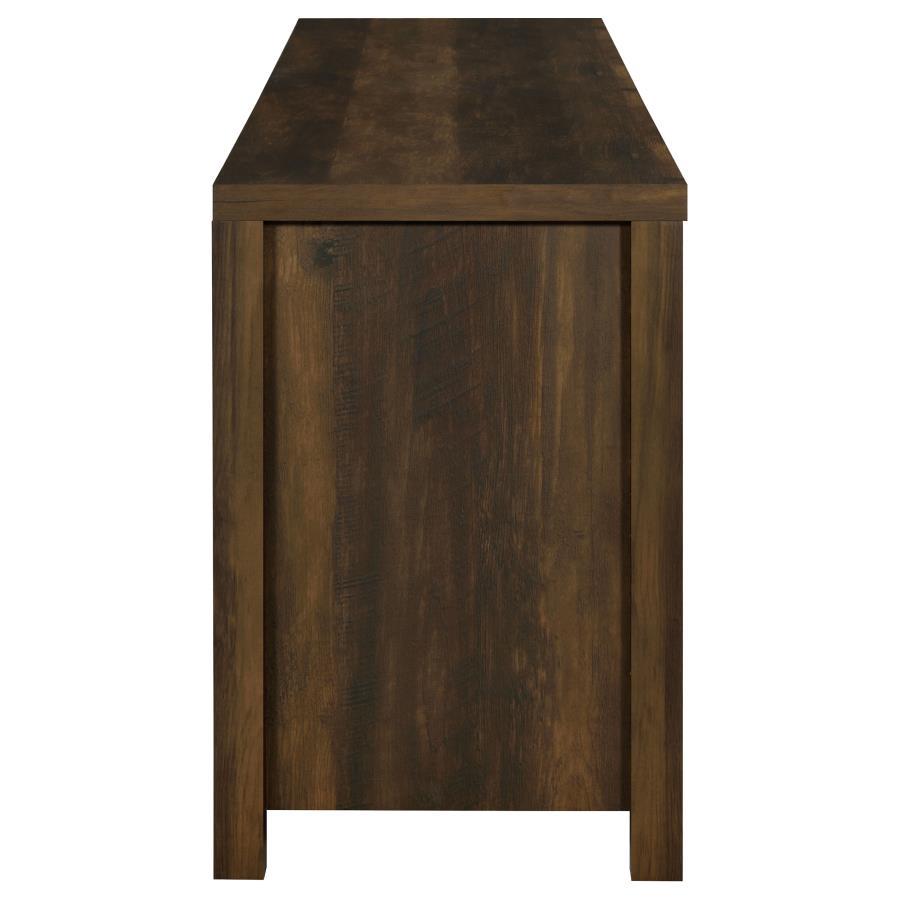 Madra - 2 - Door Engineered Wood TV Stand - Dark Pine TV Stand modern furniture Contempo Furniture