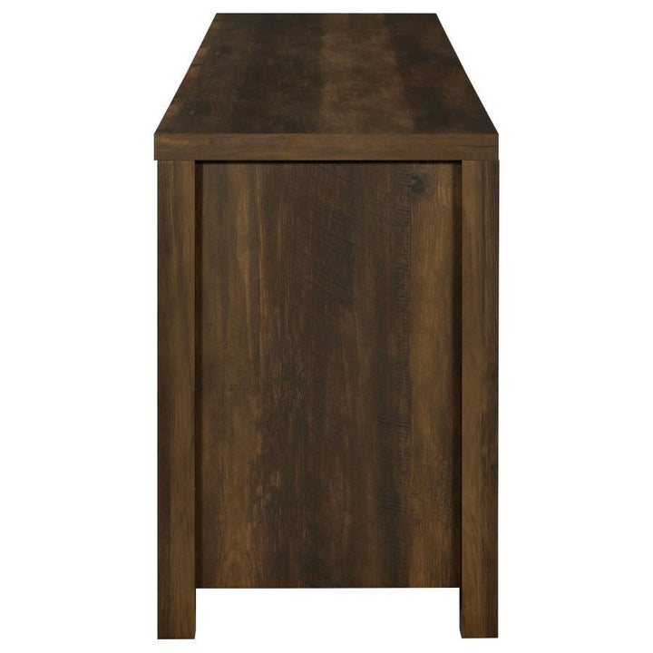 Madra - 2 - Door Engineered Wood TV Stand - Dark Pine TV Stand modern furniture Contempo Furniture