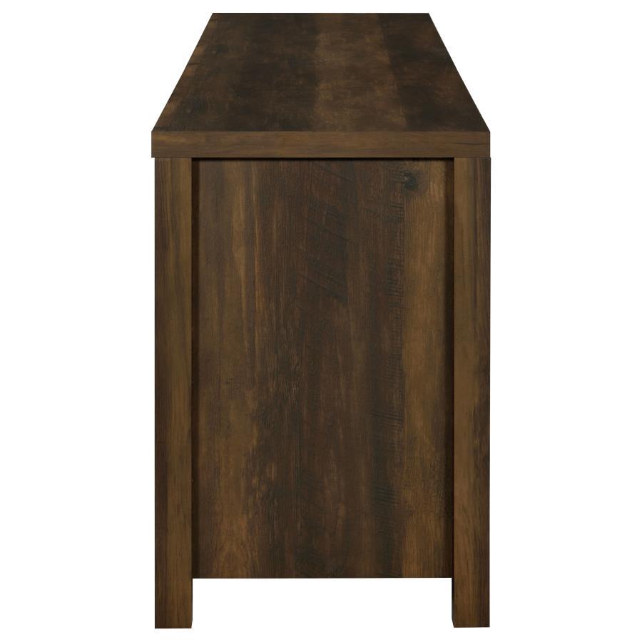 Madra - 2 - Door Engineered Wood TV Stand - Dark Pine TV Stand modern furniture Contempo Furniture