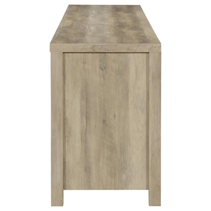 Madra - 2 - Door Engineered Wood TV Stand - Distressed Pine TV Stand modern furniture Contempo Furniture