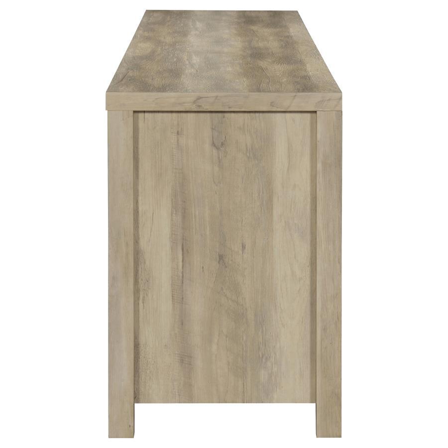 Madra - 2 - Door Engineered Wood TV Stand - Distressed Pine TV Stand modern furniture Contempo Furniture