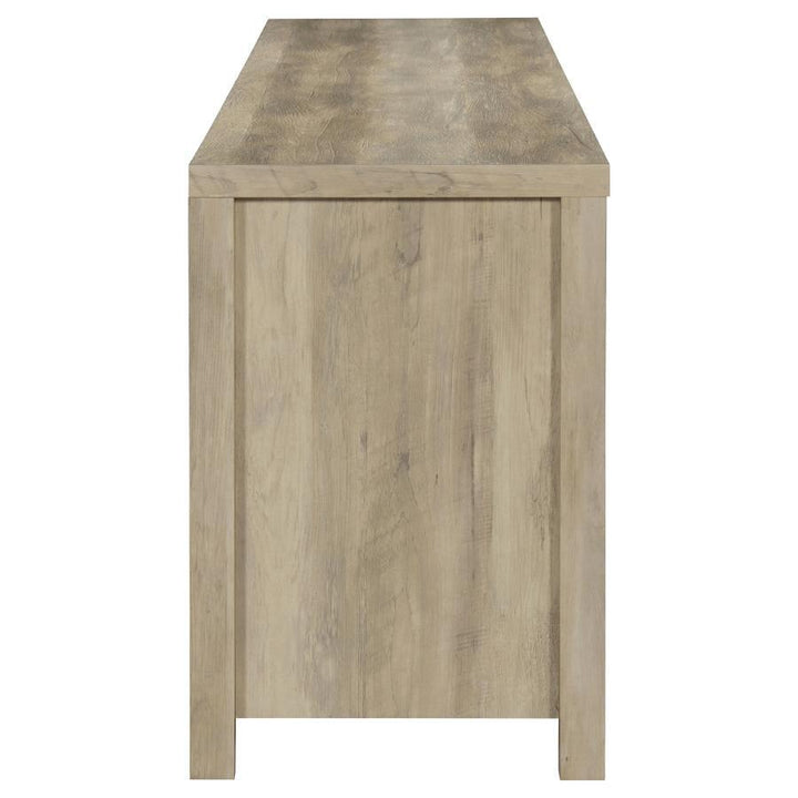 Madra - 2 - Door Engineered Wood TV Stand - Distressed Pine TV Stand modern furniture Contempo Furniture
